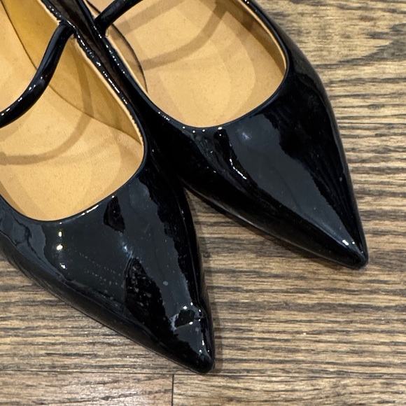Madewell Black Patent Leather Flats - Picture 3 of 5